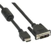 InLine 17665 5m HDMI Negro adaptador de cable de v
