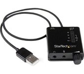 StarTech.com Tarjeta de Sonido Estéreo USB Externa