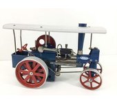 JUGUETE ANTIGUO TRACTOR DE HOJALATA VAPOR TRACTOR DE VAPOR