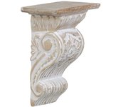 Peana columna blanco rozado 20 x 13 x 29 cm