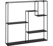 Estantería negro metal 70 x 13 x 70 cm