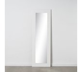 Espejo blanco madera decoración 57 x 3 x 177 cm