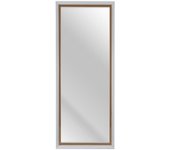 Espejo oro-blanco madera decoración 46 x 6 x 116 cm