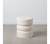 Mesa auxiliar blanco rozado 40 x 40 x 45 cm