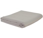 Colcha rombos beige algodón-poliéster 250 x 270 cm