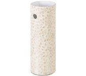 Paragüero beige nácar-mdf decoración 20 x 20 x 57 cm