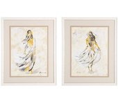 Cuadro pintura playa 2/m negro-crema 88,50 x 3 x 107 cm