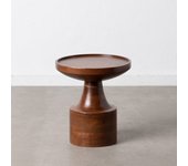 Mesa auxiliar marrón madera de mango 40 x 40 x 44,50 cm
