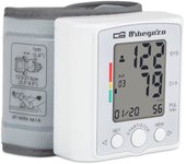 Orbegozo TES 3650 - Tensiómetro de muñeca, medición automática inteligente, muestra la media de las 3 últimas lecturas, detección de latido irregular, Color Negro