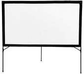Approx pantalla de proyeccion portatil 77? - superficie de tela blanco mate - para interior y exterior - formato 16:9 - bolsa de transporte