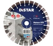 Disco de corte diamantado, Distar Meteor H15 230 x 2,6/1,6 x 22,23mm, ideal para materiales duros, corte rápido y preciso, alta resistencia para trabajos profesionales intensivos.