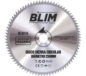 Blim disco corte de madera para sierra 250mm - 36 dientes con recubrimiento en carburo de tungsteno
