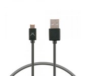 Ksix Cable de carga y datos USB-A a USB-C 12 W, 1 m, Negro