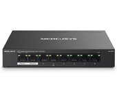 MERCUSYS - Switch Gigabit de computadora de 8 puertos con PoE+ de 7 puertos, PoE de 65 W, compatible con PDs 802.3af/at, gestión de energía, carcasa de metal, Plug & Play, no requiere configuración