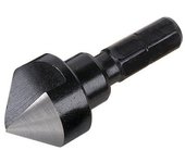 wolfcraft Avellanador cónico, Ø 16 mm, vástago hexagonal I 2577000 I Para el avellanado preciso de agujeros taladrados, para uniones atornilladas al ras en madera, metal no férreo y plástico