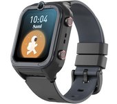 Reloj sami wearable negro 4g gps/alerta sos/ranura para sim/camara frontal smartwatch junior
