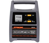 STHOR Profesional de Coche Cargador de batería (6 - 12 V, 12 A, 26 - 260 Ah | indicador LED | óptima Carga | Cargador de batería de Arranque
