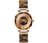 Guess Reloj Analógico para Mujer de Cuarzo con Correa en Acero Inoxidable W0638L8