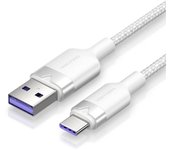 Vention cable usb-c 2.0 a usb-a 6a 100w - 1m - trenzado - color blanco