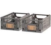 CMP Nuevo 2024-CAJA Plegable 33x24,5 Dark GRE 72383, Multicolor, Estándar