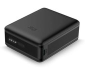 Powerbank KSIX Nano 20.000 mAh, Tamaño de Bolsillo, Power Delivery, 22,5 W, Cable USB-C a USB-C, Carga simultánea, Negro
