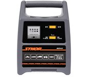 sthor profesional de coche cargador de batería, 6 - 12 V, 8 A, 12 - 120 Ah | indicador LED | óptima carga | Cargador de batería de arranque