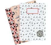 Libretas A5 Mickey - Pack Cuadernos A5 | 3 Cuadernos bonitos : Cuaderno punteado + Cuaderno hojas blancas + Cuaderno lineas (Tapas blandas, 64 págs cada uno)