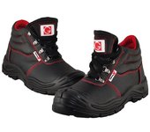 Botas de seguridad Galmag S1, modelo 471, con puntera de acero, protección laboral, talla 47, resistente y cómoda, material duradero, ideal para trabajos de riesgo, color negro.
