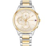 Tommy Hilfiger Reloj Analógico para Mujer de Cuarzo con Correa en Acero Inoxidable 01782264