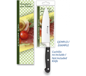Blister para cuchillo de cocina, medida de 59 x 220 mm