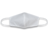 Mascarilla Blanca Lisa. Mediana.