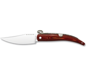 Navaja Madera Roja. Anilla. 8.5 Cm