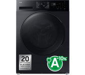 Samsung Lavasecadora 9kg/6kg AI SmartThings Clase D/A Negra WD90DG5B15BBEC - Negro, Negro