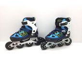 PATINES OXELO RS ILS FIT 5 ACID BLUE