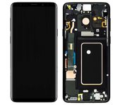 Samsung Pantalla LCD / Táctil / Chasis Negro Original para Samsung Galaxy S9 Plus