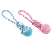 Nayeco Dog Pelota Tenis Con Cuerda Colores Surtidos 30 cm 1 Unidad.