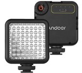 Andoer IR49S Mini IR Luz de visión nocturna Luz de fotografía infrarroja para cámara de video Videocámara