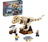 Lego Jurassic World: Exposición del Dinosaurio T. Rex Fosilizado