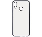 Ksix Flex Metal Funda TPU Metalizado Gris para Huawei P20 Lite