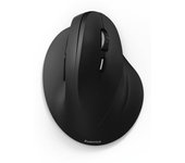 Hama EMW-500 Ratón Óptico Ergonómico Inalámbrico 1800DPI Negro