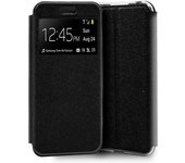 Cool Funda Flip Cover Liso Negro para Xiaomi Mi 9 Lite
