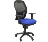 Piqueras y Crespo Jorquera Silla Malla Negra Asiento Bali Azul