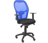 Piqueras y Crespo Jorquera Silla Malla Azul Asiento Bali Negro