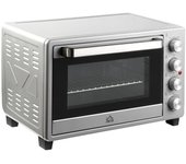 Homcom Mini Horno Eléctrico 32l 1600w 52,2x38,1x33,5 Cm Plata