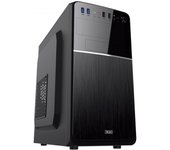 3Go Nain2 Torre MATX USB Negra + Fuente de Alimentación 500W