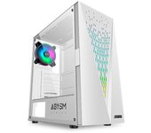 Abysm Gaming Danube Kolpa ARGB Caja PC ATX Cristal Templado USB 3.0 Blanco
