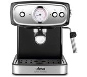 Ufesa Brescia CE7244 Cafetera Espresso 20 Bares Negra/Inox