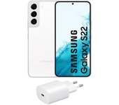 Samsung Galaxy S22 5G 128GB Blanco Libre + Cargador 25W