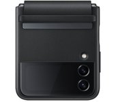 Samsung Flap Leather Cover Funda Negra para Galaxy Z Flip4