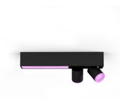 Philips Hue White & Color Ambiance Plafón Centris de dos focos - Negro